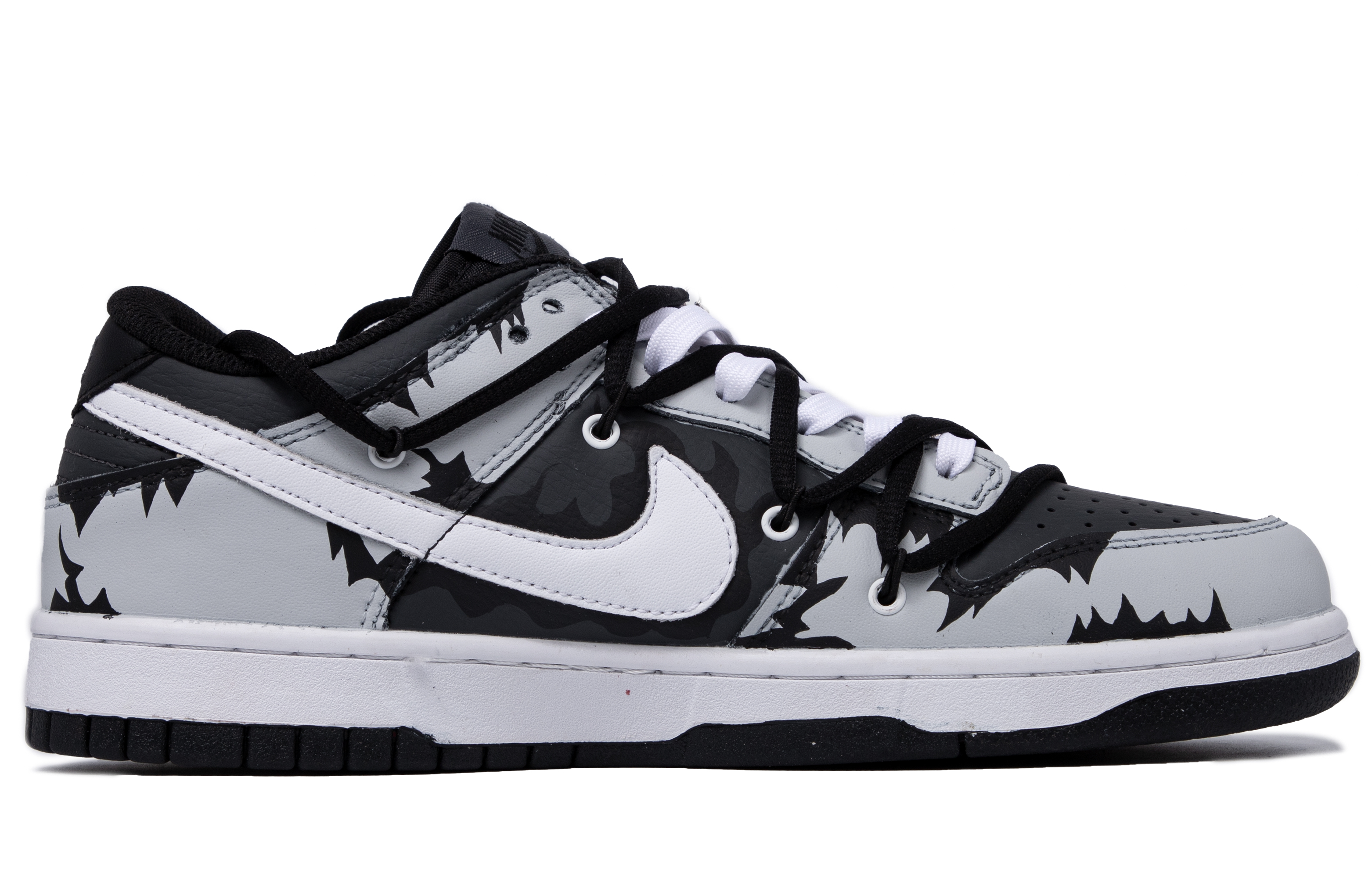 Order 【訂製球鞋】 Nike Dunk Low 達文西訂製 血族 撞色 骷髏 蝙蝠 鐮刀 低幫 板鞋 男款 灰白銀