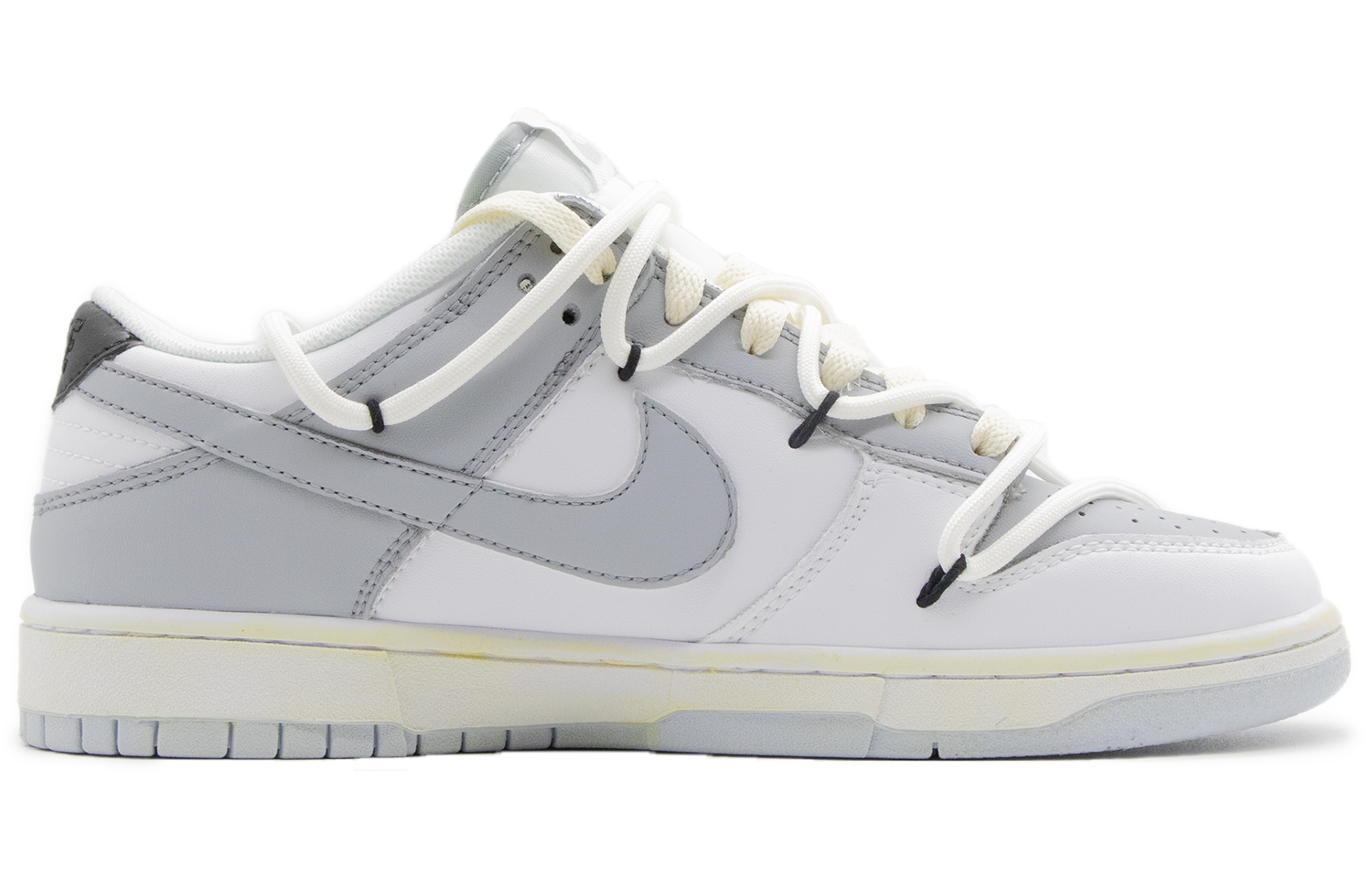 Order 【客製球鞋】Nike Dunk Low 骯髒鞋 長情款 戶外 穿搭 解構 復古風 低筒 板鞋 男款 灰白