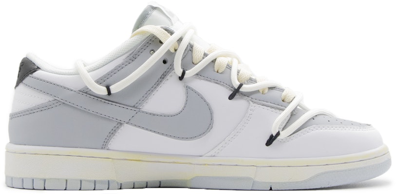 【客製球鞋】Nike Dunk Low 骯髒鞋 長情款 戶外 穿搭 解構 復古風 低筒 板鞋 男款 灰白 Order 【客製球鞋】Nike Dunk Low 骯髒鞋 長情款 戶外 穿搭 解構 復古風 低筒 板鞋 男款 灰白