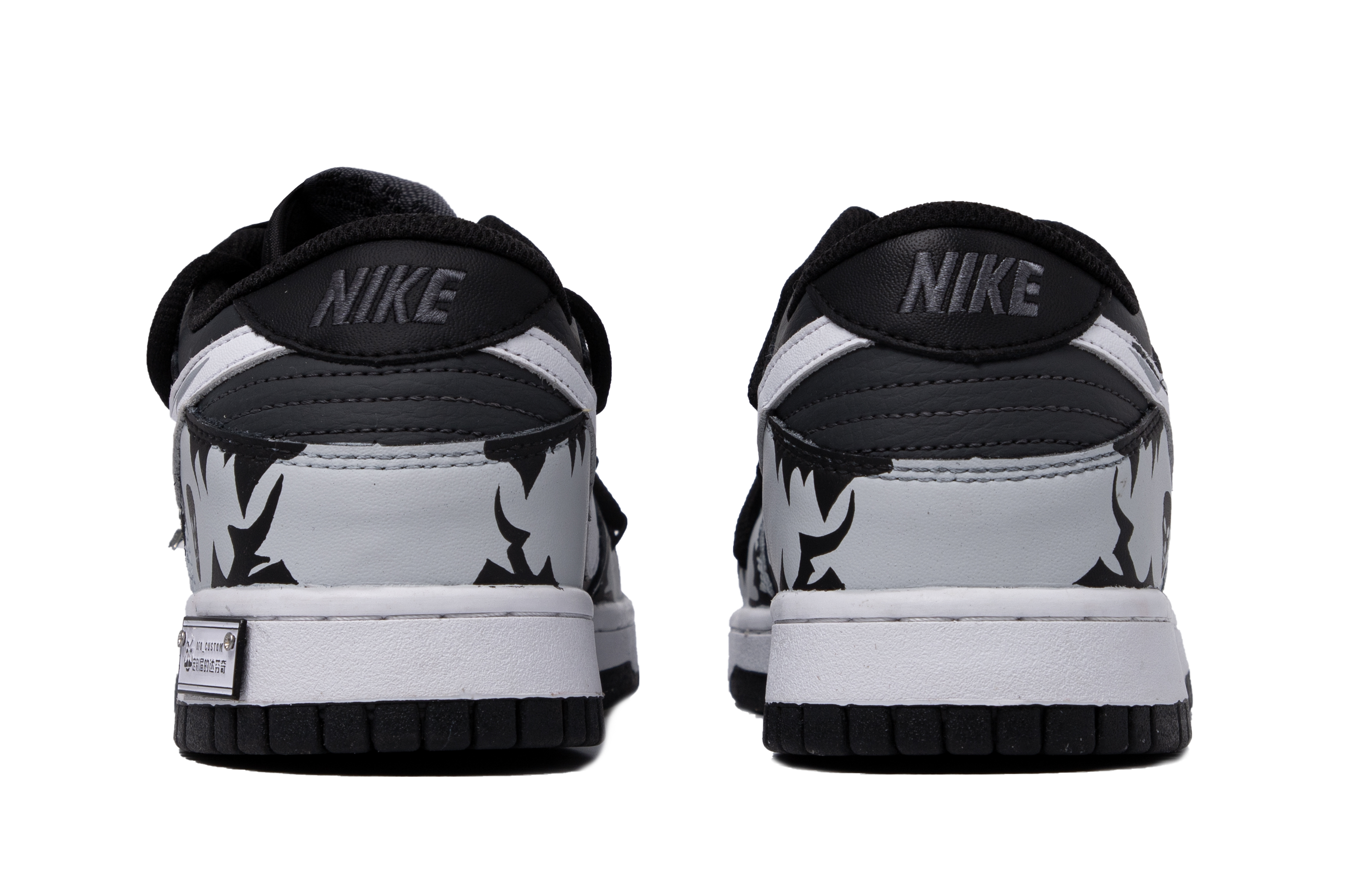 Shop 【訂製球鞋】 Nike Dunk Low 達文西訂製 血族 撞色 骷髏 蝙蝠 鐮刀 低幫 板鞋 男款 灰白銀