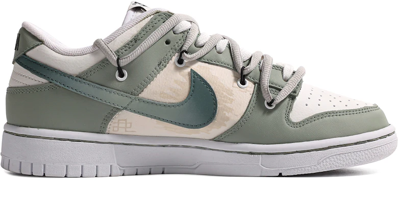 【定制鞋】耐克定制 x Dunk 低帮 '墨竹书法' DH9765-100(TeamM-女款墨韵青竹S-BOX) Order 【定制鞋】耐克定制 x Dunk 低帮 '墨竹书法' DH9765-100(TeamM-女款墨韵青竹S-BOX)