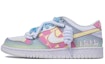 Buy 【訂製球鞋】Nike Dunk Low 達文西訂製 稀有人種潮玩NANA菱格 低幫 板鞋 男款 粉黃