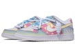 Lookbook 【訂製球鞋】Nike Dunk Low 達文西訂製 稀有人種潮玩NANA菱格 低幫 板鞋 男款 粉黃