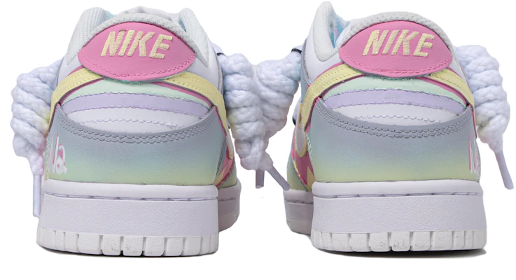 나이키 커스텀 덩크 로우 '핑크 옐로우' (Nike Custom Dunk Low 'Pink Yellow') DJ6188-101-(TeamM-男款花颜) Shop 나이키 커스텀 덩크 로우 '핑크 옐로우' (Nike Custom Dunk Low 'Pink Yellow') DJ6188-101-(TeamM-男款花颜)