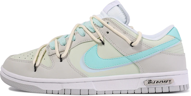 【訂製球鞋】 Nike Dunk Low 達文西訂製 海鹽冰淇淋 塗鴉 簡約 百搭 舒適 低筒 板鞋 GS 灰藍 Buy 【訂製球鞋】 Nike Dunk Low 達文西訂製 海鹽冰淇淋 塗鴉 簡約 百搭 舒適 低筒 板鞋 GS 灰藍