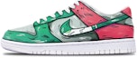 Buy 【定制球鞋】 Nike Dunk Low 二次元線條 鯊魚導彈 手繪 限量特殊鞋盒 低幫 板鞋 GS 灰綠紅