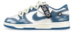 Buy 나이키 커스텀 덩크 로우 '스마일리 블루 화이트' DV0834-101(Team叁-男蓝冠解构)