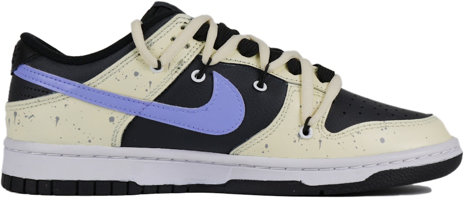 【定製球鞋】Nike Dunk Low Retro 羅蘭 解構 胖小匠繪畫 低筒 板鞋 男款 黃黑 Order 【定製球鞋】Nike Dunk Low Retro 羅蘭 解構 胖小匠繪畫 低筒 板鞋 男款 黃黑
