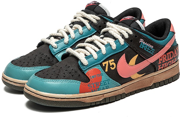 【客製化球鞋】Nike Dunk Low 野鶴製造 復古未來系列 塗鴉風 賽博朋客 耐磨 低筒 板鞋 男款 黑紅 特別禮盒版 Lookbook 【客製化球鞋】Nike Dunk Low 野鶴製造 復古未來系列 塗鴉風 賽博朋客 耐磨 低筒 板鞋 男款 黑紅 特別禮盒版