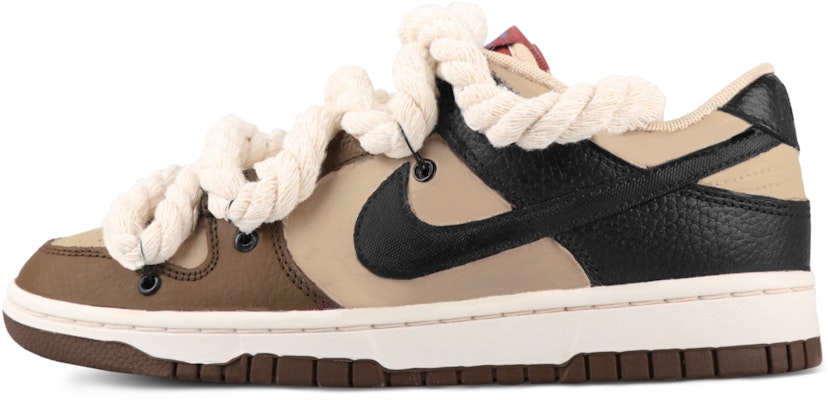 【訂製球鞋】Nike Dunk 低筒 大越創意 摩卡 繫帶 滲染 舒適 高街 復古百搭 顏值 板鞋 男款 黑棕 Buy 【訂製球鞋】Nike Dunk 低筒 大越創意 摩卡 繫帶 滲染 舒適 高街 復古百搭 顏值 板鞋 男款 黑棕