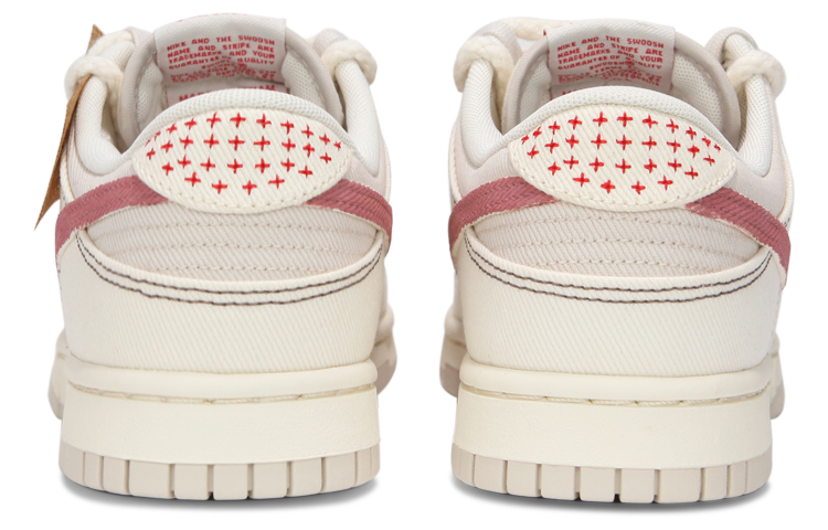 Shop 【定製球鞋】Nike 解構綁帶 氧化做舊 格子 高級 復古 休閒 低幫 板鞋 男女同款 米色