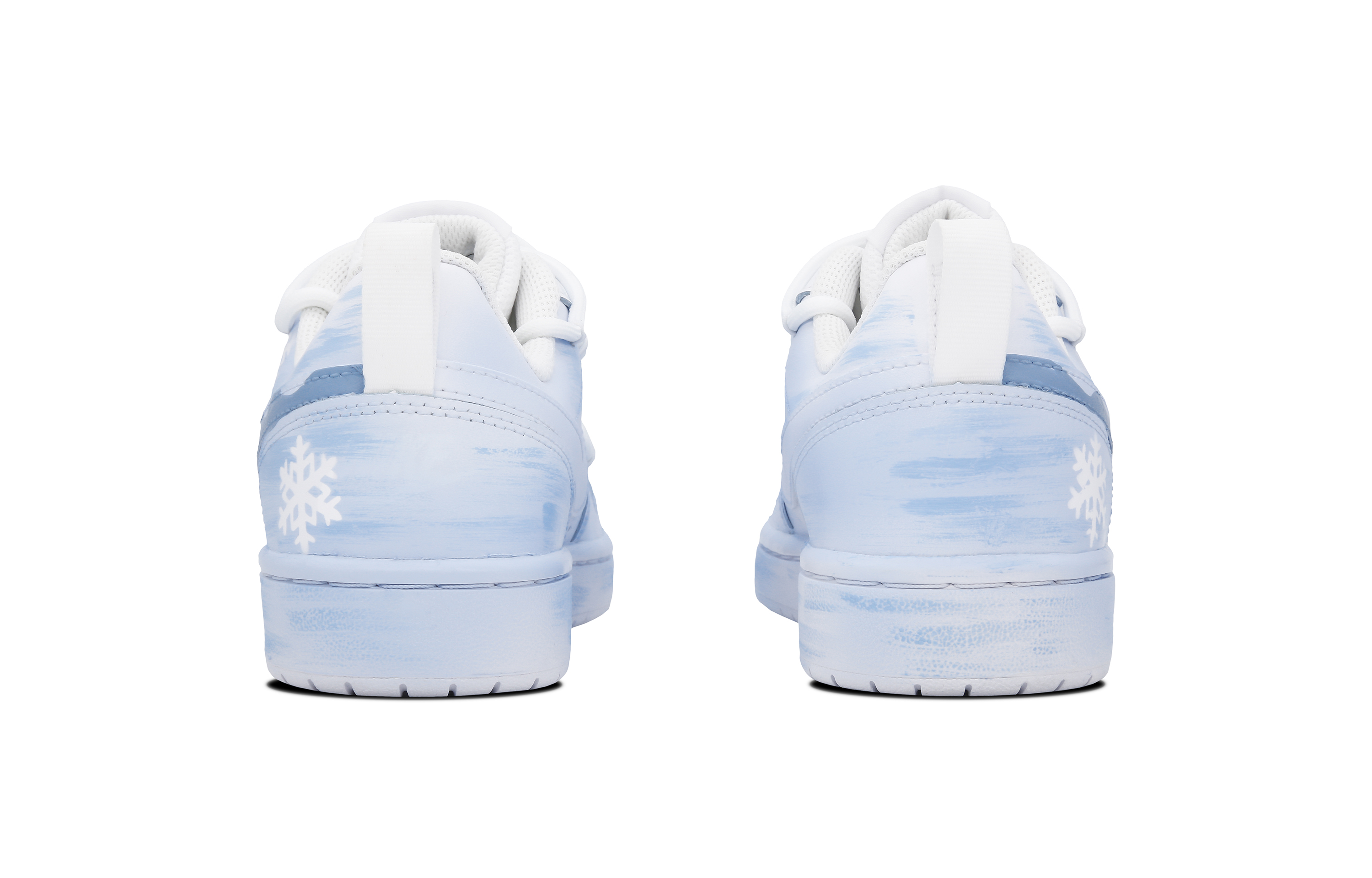 Shop 【訂製球鞋】Nike Court Borough Low 2 冰雪奇緣 禮物gift 減齡 低筒 板鞋 GS 白藍