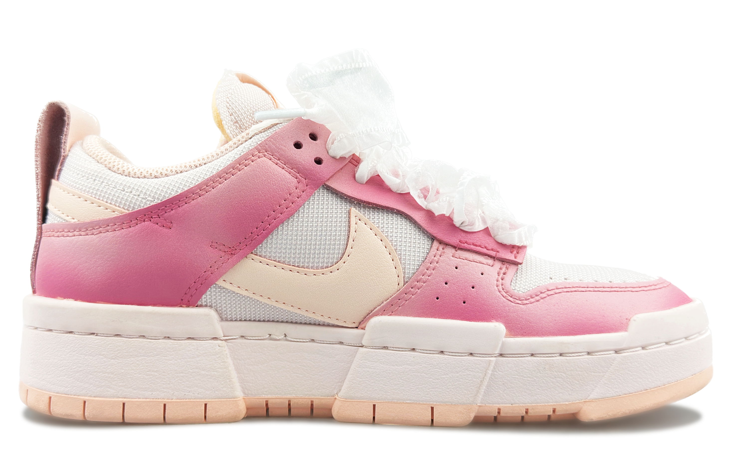 Order [定制鞋款] 耐克 Dunk Disrupt '粉色系带' CK6654-602-444054