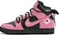 나이키 덩크 하이 '갤럭시 핑크 펑크'(85) DQ4121-001(Team4-男女款粉黑朋克)