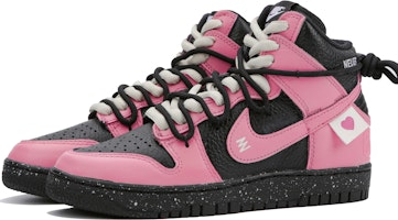Zapatillas Nike Dunk High 1985 'Galaxia Rosa Punk Renacimiento' DQ4121-001(Team4-男女款粉黑朋克) Lookbook Zapatillas Nike Dunk High 1985 'Galaxia Rosa Punk Renacimiento' DQ4121-001(Team4-男女款粉黑朋克)