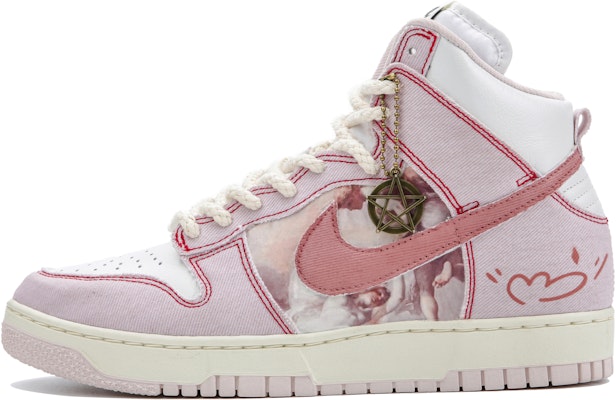 【カスタムシューズ】ナイキ ダンク ハイ 1985 'ピンクエンジェルルネッサンス' DQ8799-100(Team4-男女款粉色天使) Buy 【カスタムシューズ】ナイキ ダンク ハイ 1985 'ピンクエンジェルルネッサンス' DQ8799-100(Team4-男女款粉色天使)
