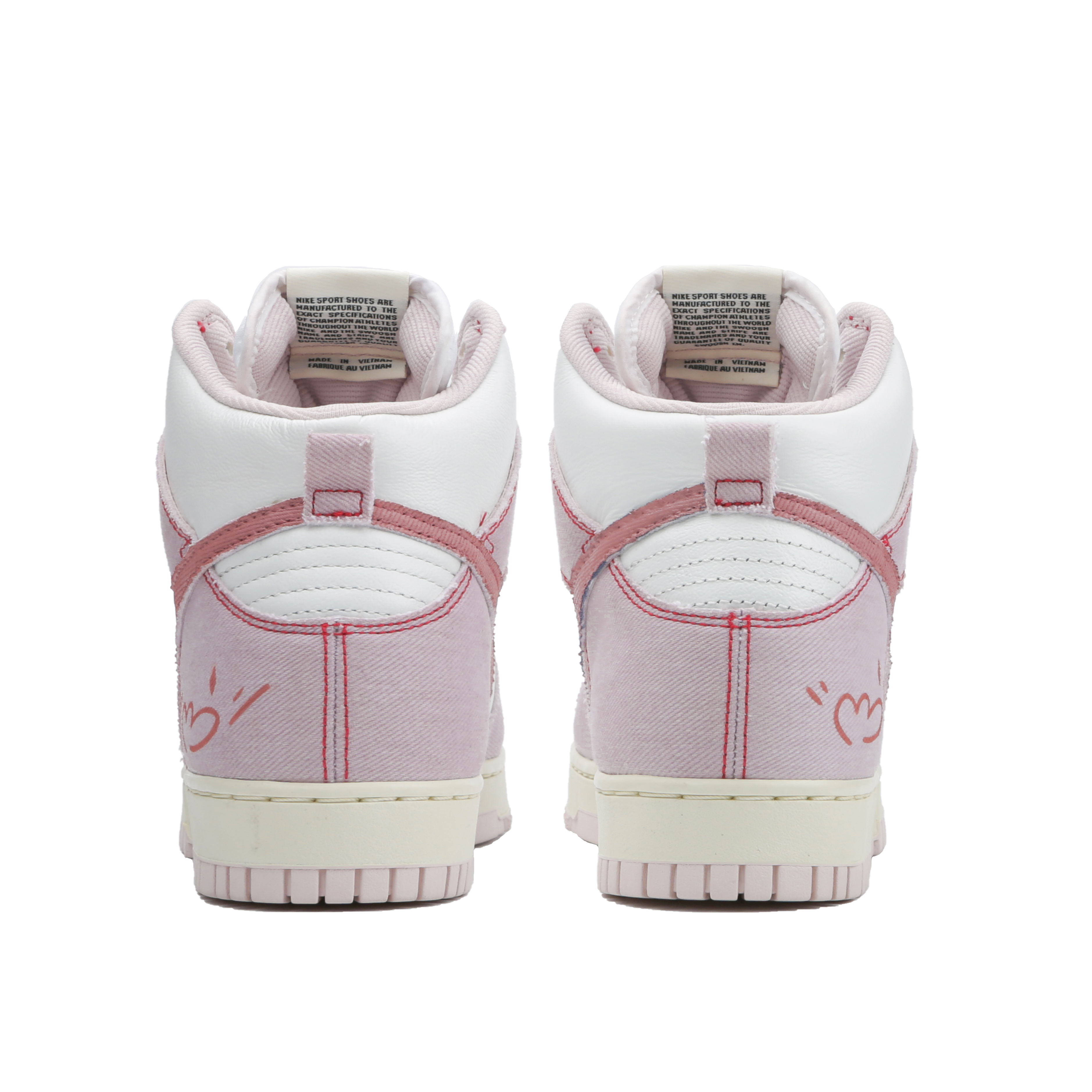 Shop [Zapatillas Personalizadas] Nike Dunk High 1985 'Renacimiento Rosa Ángel' DQ8799-100(Team4-男女款粉色天使)