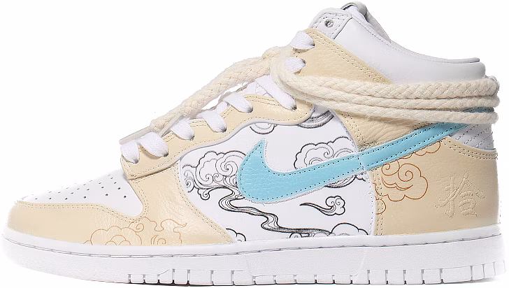 custom-shoes-nike-dunk-high-ancient-auspicious-clouds