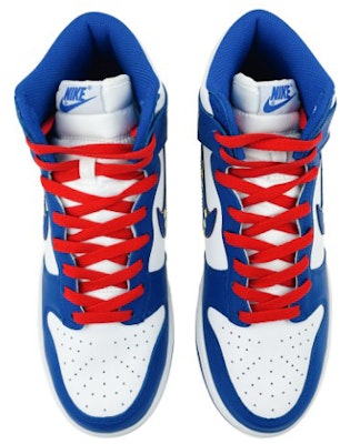 【訂製球鞋】Nike Dunk High 電玩像素 遊戲 高幫 板鞋 男女同款 白藍紅 Purchase 【訂製球鞋】Nike Dunk High 電玩像素 遊戲 高幫 板鞋 男女同款 白藍紅