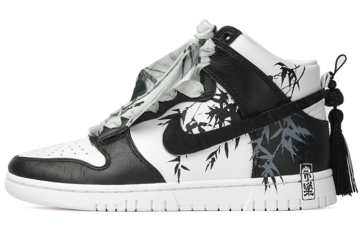 Buy 【カスタムシューズ】ナイキ ダンク ハイ「バンブーシャドウ」 DO2321-111(Team拾柒-男女款高帮竹影婆娑板鞋)
