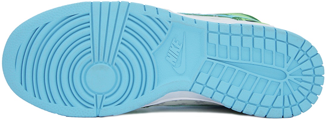 【客製化球鞋】Nike Dunk 復古小恐龍 特殊鞋盒 耐磨輕便防滑 高筒 滑板鞋 男款 藍綠 Details for 【客製化球鞋】Nike Dunk 復古小恐龍 特殊鞋盒 耐磨輕便防滑 高筒 滑板鞋 男款 藍綠