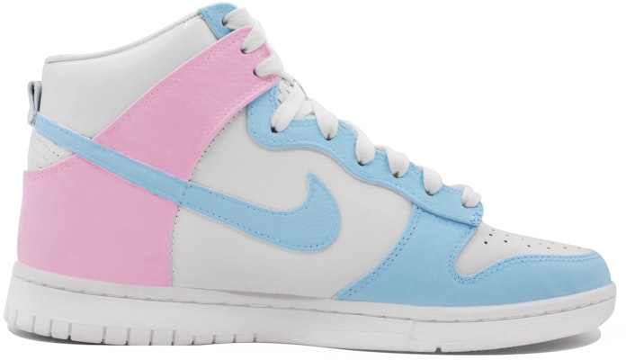 【訂製球鞋】Nike Dunk High 國風 休閒百搭 防滑耐磨 高筒 板鞋 男女同款 藍粉 Lookbook 【訂製球鞋】Nike Dunk High 國風 休閒百搭 防滑耐磨 高筒 板鞋 男女同款 藍粉