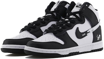 나이키 덩크 하이 '팬더 흑백' (커스텀) DD1399-105(Team10-趴趴熊) Lookbook 나이키 덩크 하이 '팬더 흑백' (커스텀) DD1399-105(Team10-趴趴熊)