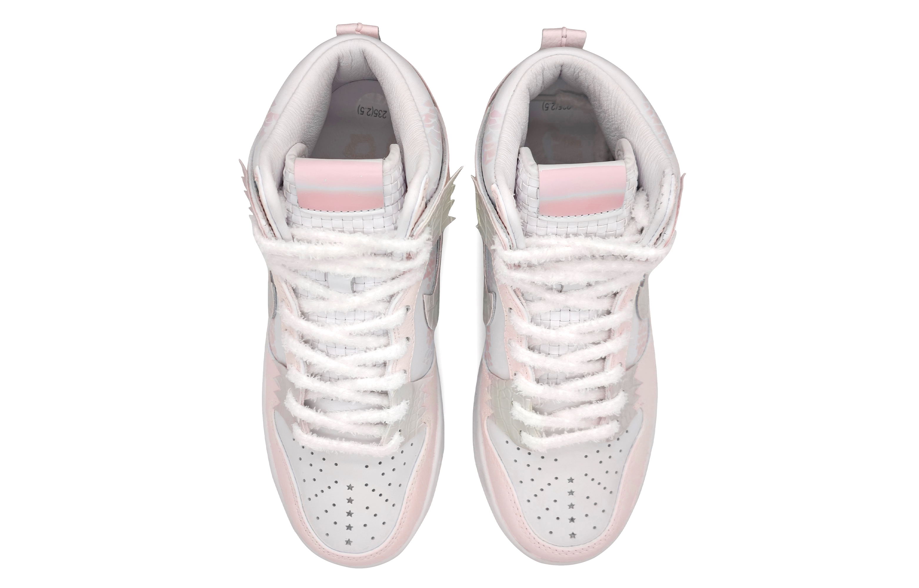 Purchase 【客製化球鞋】 Nike Dunk “拾”壹心製造 CNY龍年限定 龍潛雲淵 特殊鞋盒 藝術漸變 高筒 板鞋 男女同款 粉白