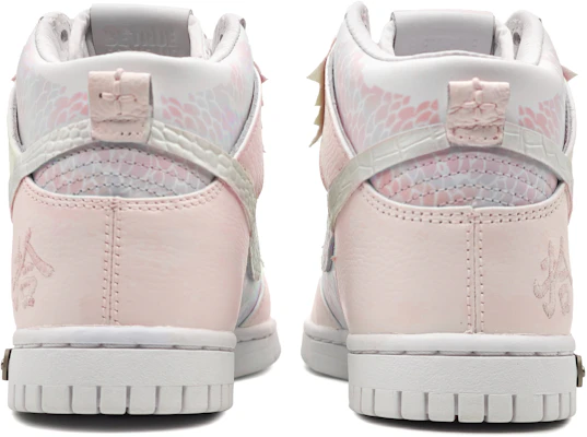 나이키 덩크 하이 '용띠 해 기념 핑크-화이트' (커스텀) DO2321-111(Team16-龙潜云渊粉白BOX) Details for 나이키 덩크 하이 '용띠 해 기념 핑크-화이트' (커스텀) DO2321-111(Team16-龙潜云渊粉白BOX)