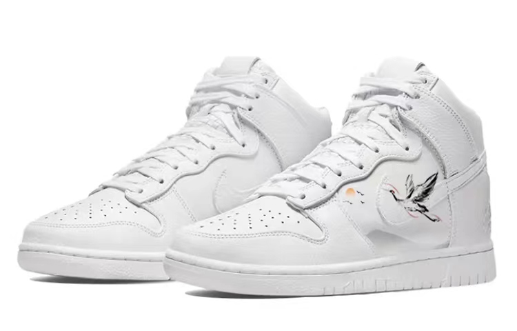 [Custom Shoes] Nike Dunk High 'Crane Pine Mountain Sunrise' 圖 3