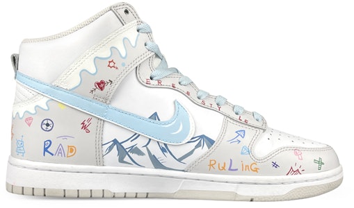 Zapatillas Nike Dunk High 'Cyberpunk LED Swoosh Montaña Nieve Graffiti' DB2179-101(Team叁-女LED高帮雪山) Lookbook Zapatillas Nike Dunk High 'Cyberpunk LED Swoosh Montaña Nieve Graffiti' DB2179-101(Team叁-女LED高帮雪山)