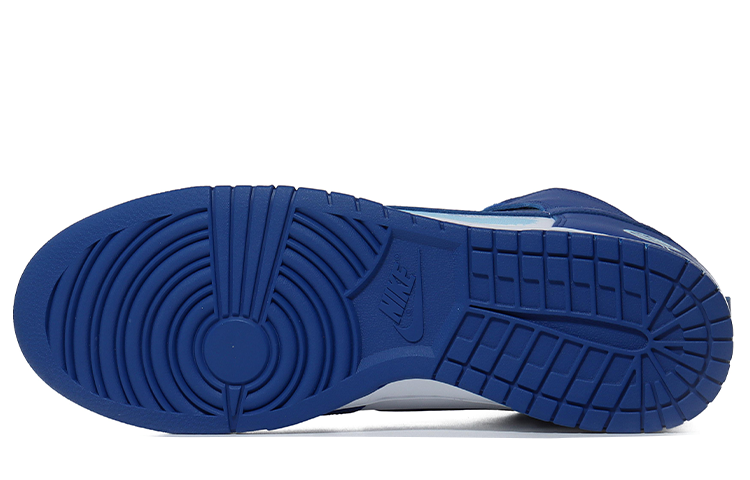 Details for 【訂製球鞋】Nike Dunk High 塗鴉笑臉 創意潮流 防滑輕便 高幫 板鞋 男女同款 白藍