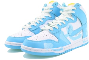 ナイキ ダンク HIGH グラフィティ スマイル 白青 (Nike Dunk HIGH Graffiti Smile White/Blue) DD1399-401(Team10-涂鸦笑脸) Lookbook ナイキ ダンク HIGH グラフィティ スマイル 白青 (Nike Dunk HIGH Graffiti Smile White/Blue) DD1399-401(Team10-涂鸦笑脸)