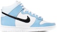 Order 【訂製球鞋】 Nike Dunk High 水墨川水 江山如畫 防滑輕便 潮流你的 高幫 板鞋 男女同款 藍白