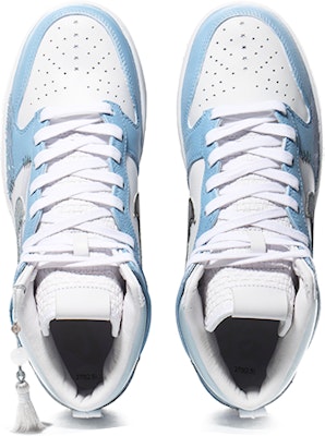 【訂製球鞋】 Nike Dunk High 水墨川水 江山如畫 防滑輕便 潮流你的 高幫 板鞋 男女同款 藍白 Shop 【訂製球鞋】 Nike Dunk High 水墨川水 江山如畫 防滑輕便 潮流你的 高幫 板鞋 男女同款 藍白