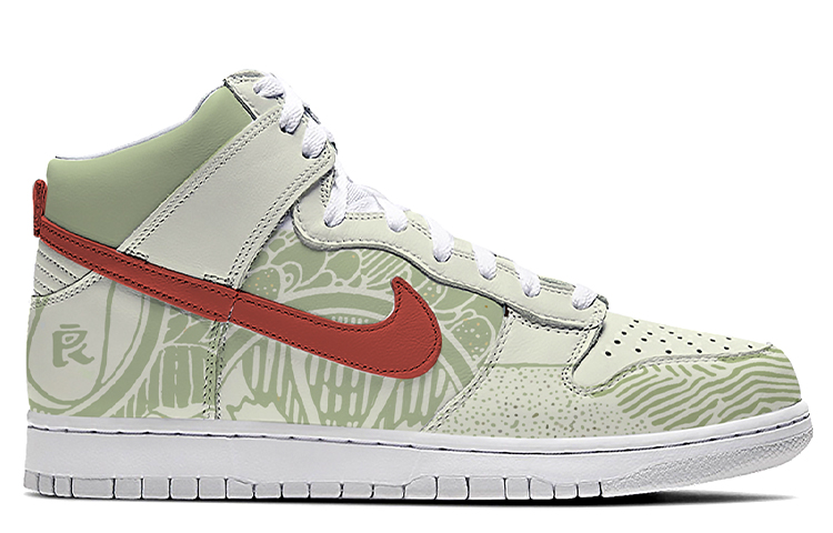 Order Nike Dunk High "Aguacate" Shanghai (Personalizadas) CZ8149-101（Team-E--男款上海杂志鳄梨绿）