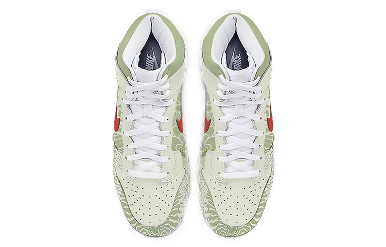 Lookbook Nike Dunk High "Aguacate" Shanghai (Personalizadas) CZ8149-101（Team-E--男款上海杂志鳄梨绿）