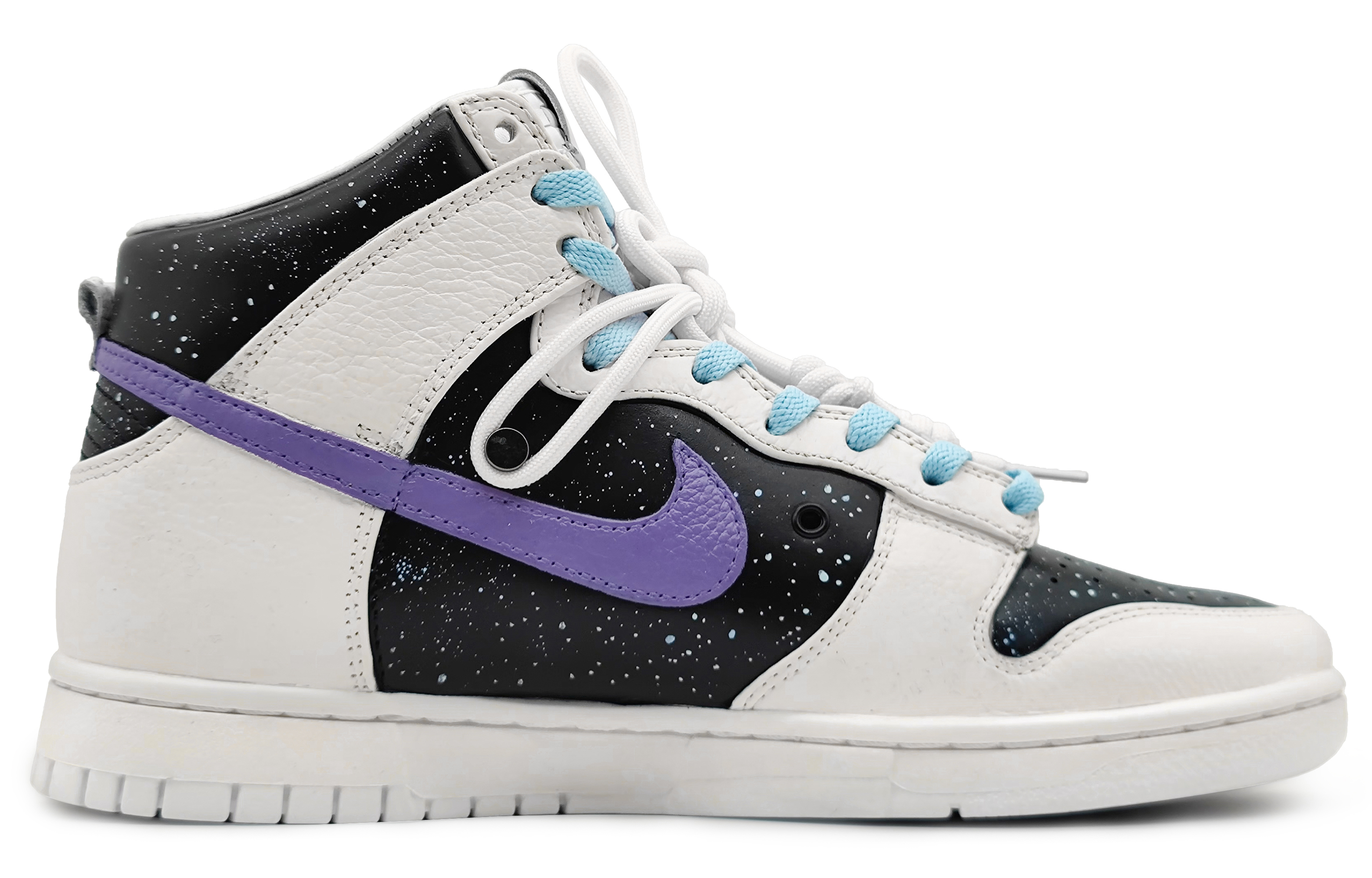 Order [Sepatu Custom] Nike Dunk High 'Langit Berbintang Perak' DO2321-111(Team16-男女款银色星空)