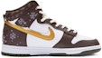 Order 【客製球鞋】Nike Dunk High 雪花 特殊鞋盒 噴繪手繪 聖誕主題定製 高筒 板鞋 男款 白棕
