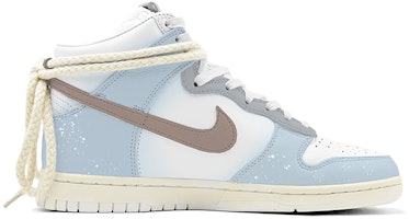 【訂製球鞋】Nike Dunk 新春禮遇 雪國之戀 特殊鞋盒 高筒 板鞋 男女款 藍白 Lookbook 【訂製球鞋】Nike Dunk 新春禮遇 雪國之戀 特殊鞋盒 高筒 板鞋 男女款 藍白