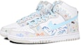 Lookbook 【定制球鞋】 Nike Dunk High “Vast Grey”雪山 滑板 塗鴉 流淌 手繪噴繪 高幫 板鞋 男女同款 灰藍白