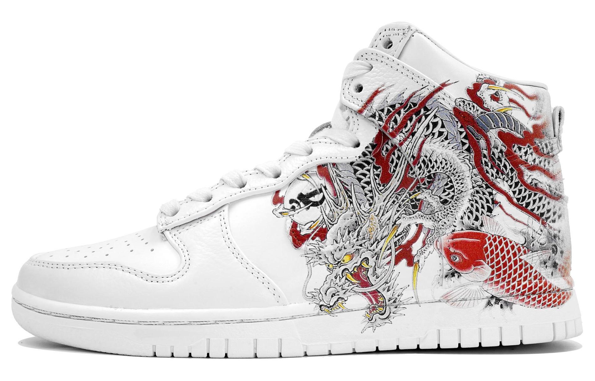 Buy [定制鞋款] 耐克Dunk High '白龙' DO2321-111(Team113-白龙出海)