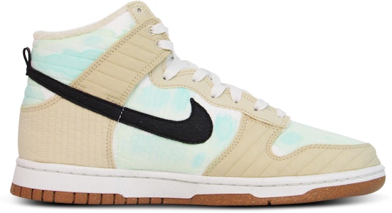 【定製球鞋】 Nike Dunk High 染色工藝 復古作舊 清新 高筒 板鞋 男款 黃綠 Order 【定製球鞋】 Nike Dunk High 染色工藝 復古作舊 清新 高筒 板鞋 男款 黃綠