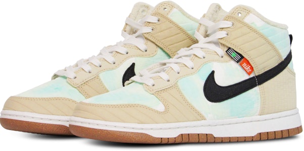 【定製球鞋】 Nike Dunk High 染色工藝 復古作舊 清新 高筒 板鞋 男款 黃綠 Lookbook 【定製球鞋】 Nike Dunk High 染色工藝 復古作舊 清新 高筒 板鞋 男款 黃綠