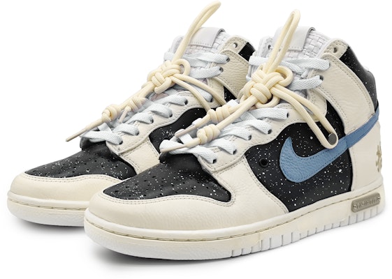 【訂製球鞋】Nike Dunk High “拾” 黃韻星空 繁星點點 中國結 可拆卸 國風國潮 高幫 板鞋 男女同款 黃灰 Lookbook 【訂製球鞋】Nike Dunk High “拾” 黃韻星空 繁星點點 中國結 可拆卸 國風國潮 高幫 板鞋 男女同款 黃灰