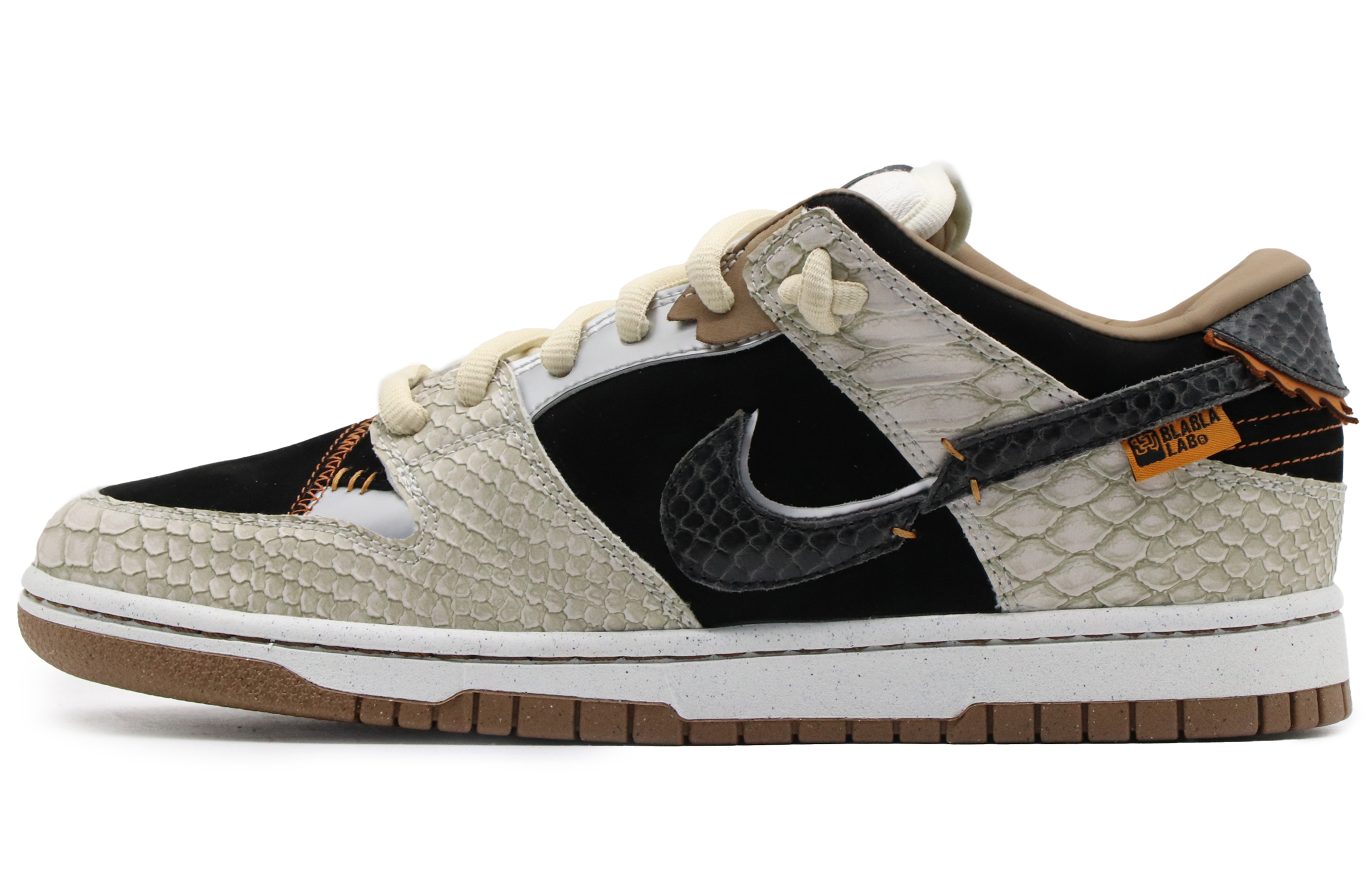 Buy [Kasut Custom] Nike Dunk High Coklat Kelabu 'Python Disaster' DD3362-200-476529