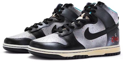 Zapatillas Nike Dunk High EMB 'Gris Negro Vintage Desgastado' DO9455-200(Teamr-男款战乱黑灰红) Lookbook Zapatillas Nike Dunk High EMB 'Gris Negro Vintage Desgastado' DO9455-200(Teamr-男款战乱黑灰红)