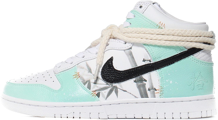 custom-shoes-nike-dunk-high-retro-bamboo-forest