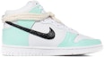 Order 【定製球鞋】Nike Dunk High Retro 詩意古風 竹林寫意 防滑輕便 高幫 板鞋 男女同款 白綠色