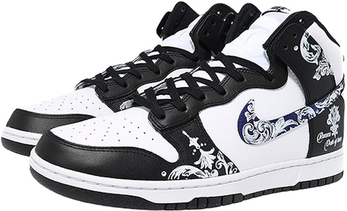 【定制鞋款】Nike Dunk High 复古款 ‘情誓 黑白’ DD1399-105(Team10-爱之誓言) Lookbook 【定制鞋款】Nike Dunk High 复古款 ‘情誓 黑白’ DD1399-105(Team10-爱之誓言)